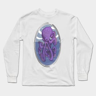 The octopus in an ellipse Long Sleeve T-Shirt